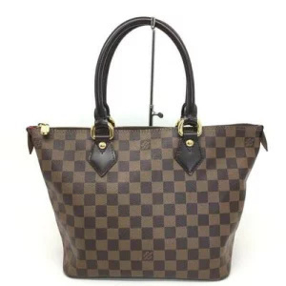 LOUIS VUITTON Saleya Damier Ebene Brown Shoulder Bag